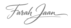 Signature of Farah Jaan